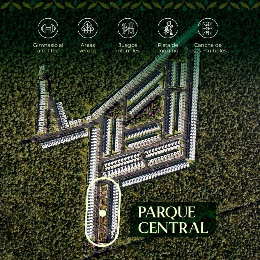 Parque Central Bosques de Cholul