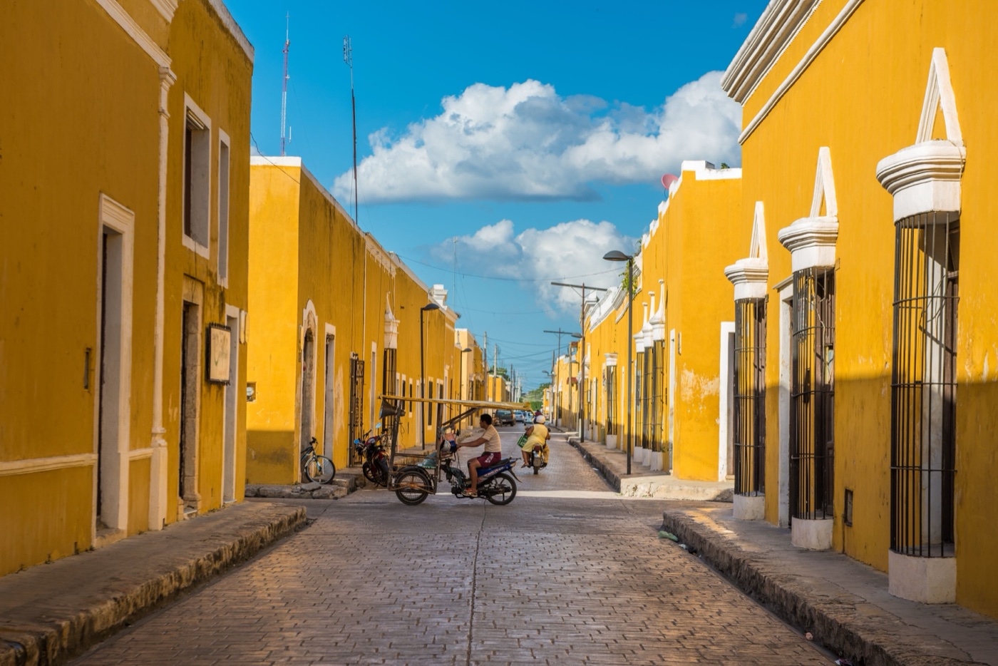 Calle del centro histórico de Izamal