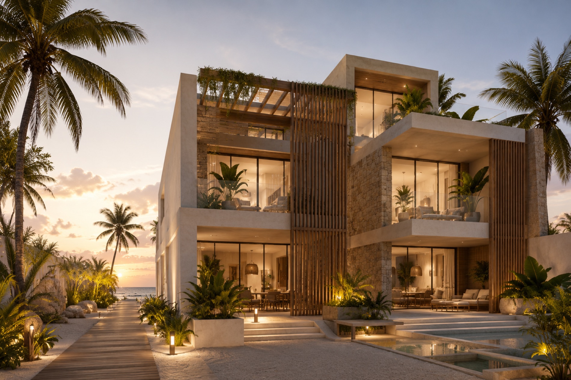 Amenidades Navire — casa frente al mar