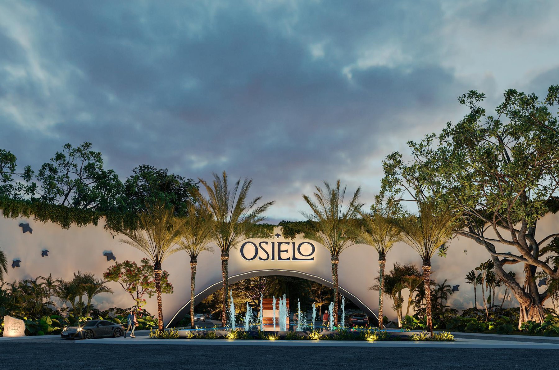 Acceso privada Osielo Residencial