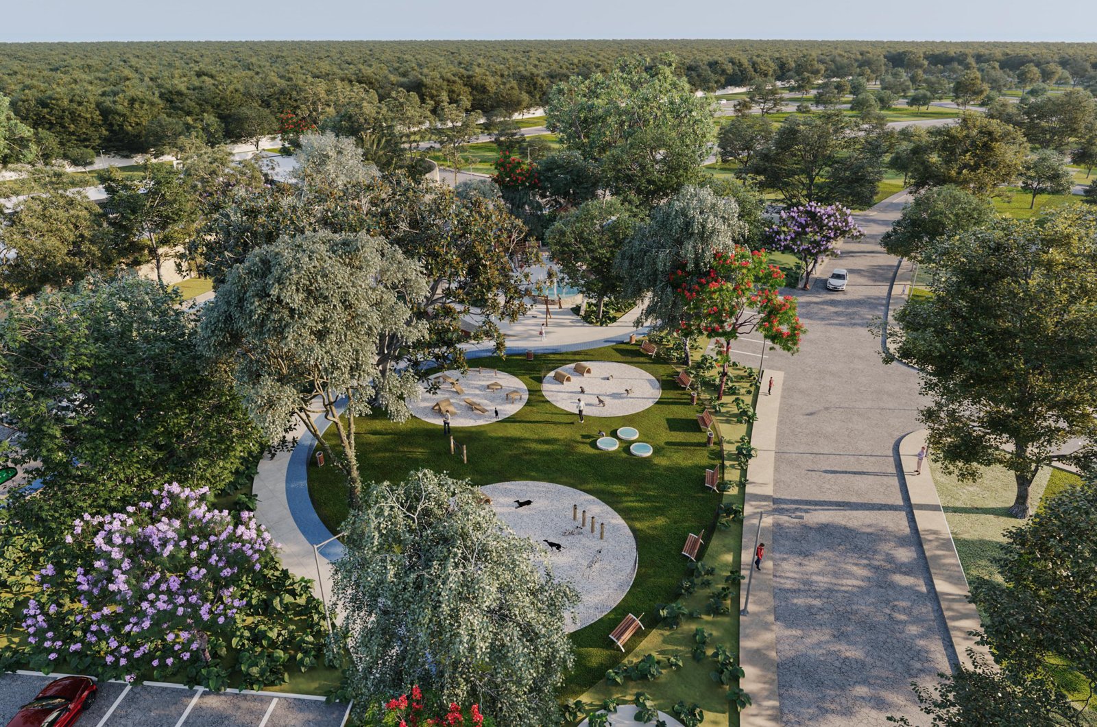 Explanada de usos múltiples Osielo Residencial