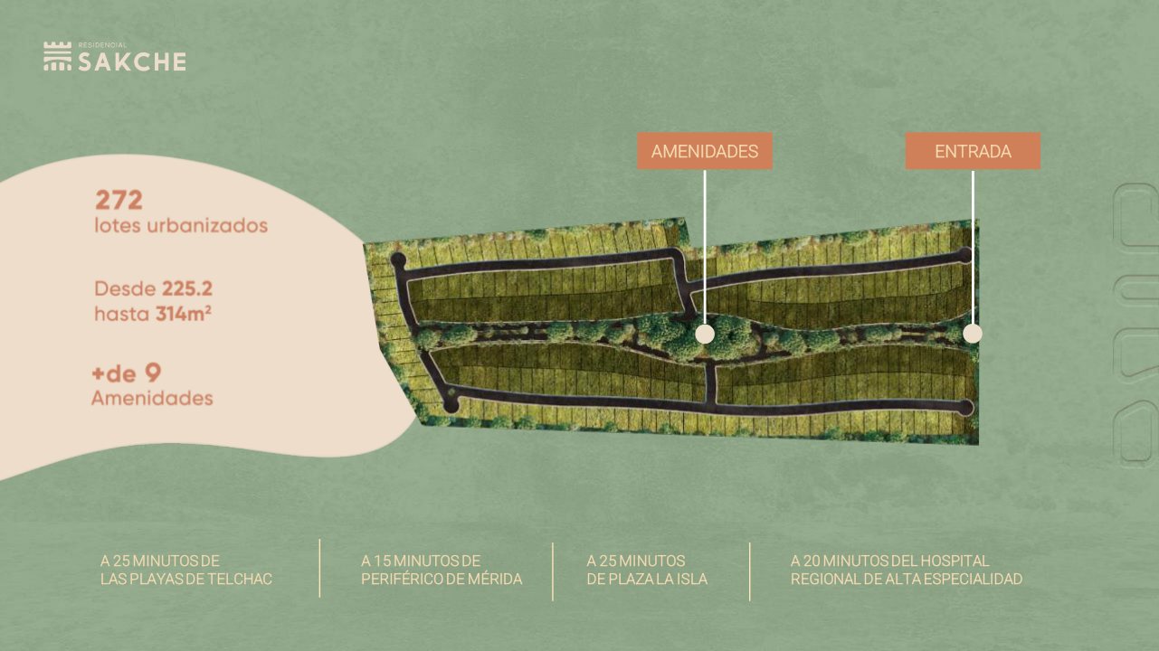 Masterplan Sakché — 272 lotes urbanizados